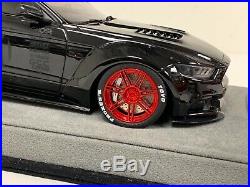 1/18 GT Spirit Ford Mustang by Toshi from 2015 in Black GT061 Red Wheels