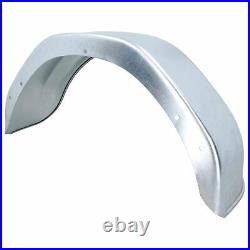 10 Metal Mudguards Fender (Pair) Offset Fit & 4 (LARGE) Brackets