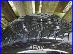 17 ALLOY WHEELS from my 2009 Saab 93. 2 New Tyres! No Reserve