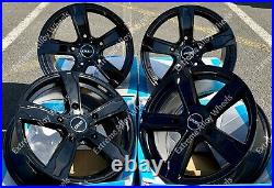 18 Black Cobra Alloy Wheels Fit Ford Transit Custom Sport 2013 2022 All Model