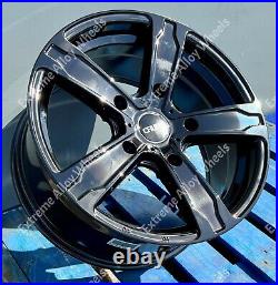 18 Black Cobra Alloy Wheels For Ford Transit Custom Sport 2013 2022 All Model