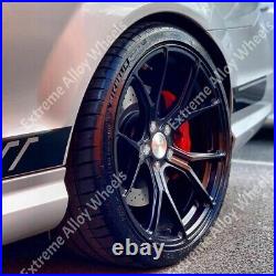 19 Black RV192 Alloy Wheels Fits Audi A4 B9 A8 Q5 TT 5x112 9.5J