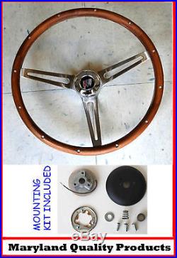 1967 68 Buick Skylark GS GRANT Wood Steering Wheel made from walnut 15