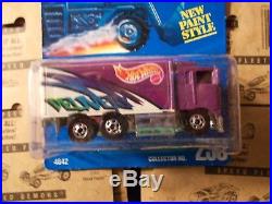 1990's Hot Wheels Blue Card Lot Of 38 In Package Assorted Numbers From 100-273
