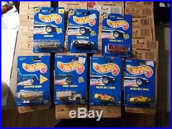 1990's Hot Wheels Blue Card Lot Of 46 In Package Assorted Numbers From 100-199