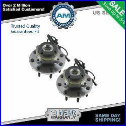 2 Front Wheel Bearing Hub Assy FROM 3/22/1999-2004 Ford F-250 F-350 ABS 4x4 SRW