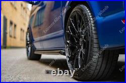 20 Black Rv197 Alloy Wheels Fit Ford Transit 350 LWB H3 H2 High Top Camper Van
