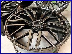 20 inch BMW 3 & 4 Series Multi Spoke Gloss Black Style Alloy Wheels (Set of 4)