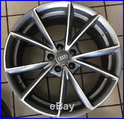 3 Alloy wheels Audi A5 A6 A7 A8 Q5 Q7 TT NEW FROM 19 Nearly NEW MILLEMIGLIA TOP