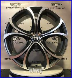 4 Alloy Wheels Alfa Giulia Giulietta Stelvio Brera 159 from 19 NEW, BREMBO OK