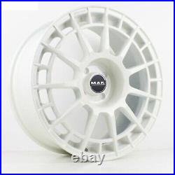 4 Alloy Wheels Compatible Ford C-Max Focus Kuga Mondeo Puma From 17 WHITE