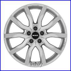 4 Alloy Wheels Compatible MG ZS EV From 17 MAK New Offer Italy Silver