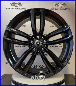 4 Alloy Wheels Compatible Mercedes Classe A B C E Cla Gla GLK Vito From 18 Blk