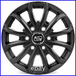 4 Alloy Wheels Compatible V W Crafter From 16 6x130 MSW Black