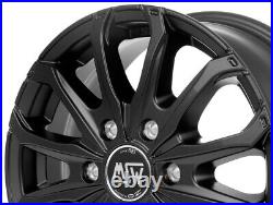 4 Alloy Wheels Compatible V W Crafter From 16 6x130 MSW Black