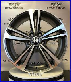 4 Alloy Wheels Compatible for Alpha Giulia Giulietta 159 Brera From 17 New