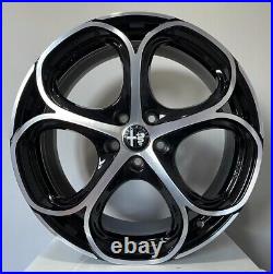 4 Alloy Wheels Compatible for Alpha Giulia Giulietta 159 Brera From 19 New