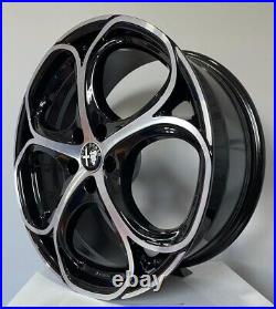 4 Alloy Wheels Compatible for Alpha Giulia Giulietta 159 Brera From 19 New