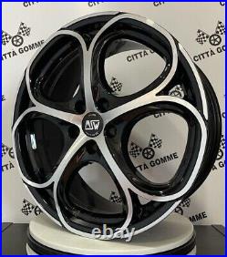 4 Alloy Wheels Compatible for Alpha Giulia Giulietta 159 Brera From 19 New