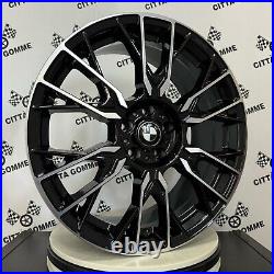 4 Compatible Alloy Wheels BMW 7 X5 X6 i5 i7 from 21 DOUBLE SIZE NEW