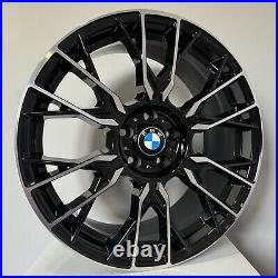 4 Compatible Alloy Wheels BMW 7 X5 X6 i5 i7 from 21 DOUBLE SIZE NEW