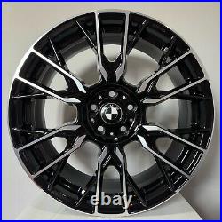 4 Compatible Alloy Wheels BMW 7 X5 X6 i5 i7 from 21 DOUBLE SIZE NEW