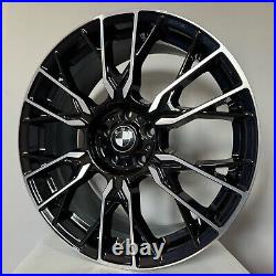 4 Compatible Alloy Wheels BMW 7 X5 X6 i5 i7 from 21 DOUBLE SIZE NEW