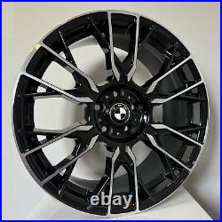 4 Compatible Alloy Wheels BMW 7 X5 X6 i5 i7 from 21 DOUBLE SIZE NEW