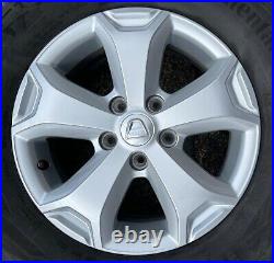 4 X Dacia Duster 16 inch wheels & tyres 1,000 miles old from new