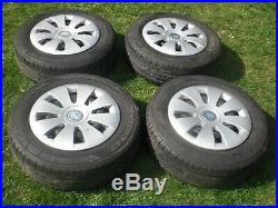 4 x Mercedes Vito Wheels 205 65 16 Hankook Tyres Only Covered 2k Miles from New