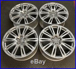 4x Genuine Original Audi A8 20 5x112 Alloy Wheels Part 4H0601025AG from Germany