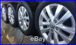 4x NEW 16 Genuine VW Transporter T6 T5 Alloy Wheels +NEW Tyres From Dealership