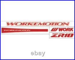 4x Work Emotion ZR10 17x9.0 +32, +17 5x114.3 HGLC from Japan JDM Wheels Rims