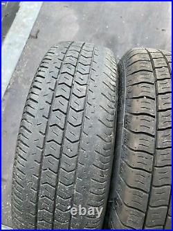 4x140/70R12C, Trailer Wheels With Tires, Removed From Brian James, Maybe Fit Other
