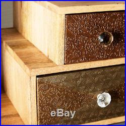 5 Drawer Chest on wheels Ultra Range made from Recycled Wood S01