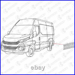 5801812254 Protective trim Iveco Daily from 2014 LH/RH, behind the rear wheel