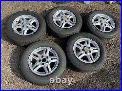 5x ALLOY WHEELS, 4 With New 205/70x15 Tyres. From 1995-2001 HONDA CRV. C/W Nuts