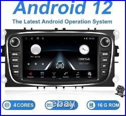 7 Android 12 Carplay Car Stereo GPS WIFI Camera For Ford Focus MK2 C-Max Galaxy