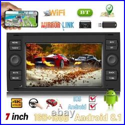 7 Car Stereo Radio GPS WIFI FM BT Fit For Ford Transit Mk7 Kuga C/S-Max Galaxy
