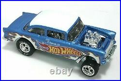 A14 1/64 Hot Wheels Exclusive'55 Chevy Bel Air Gasser From a Display Case