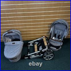 ABC Design Salsa 4 GRAPHITE GREY 2-in-1 Baby Pram Pushchair with Raincover NEW