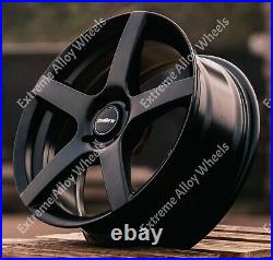 Alloy Wheels 16 Pace For VW Bora Corrado Fox Golf Mk4 Beetle Polo 5x100 Black