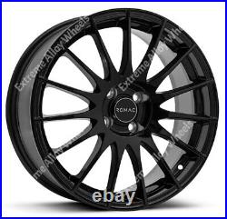 Alloy Wheels 16 Pulse For VW Bora Corrado Fox Golf Mk4 Beetle Polo 5x100 Black
