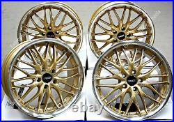 Alloy Wheels 18 190 For Jaguar E F I Pace F S X Type XE XF XJ XK 5x108 Gold