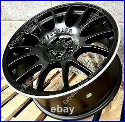 Alloy Wheels 18 Black CH For Skoda Fabia Octavia MK1 Rapid Roomster 5x100 Wr