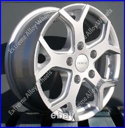 Alloy Wheels 18 For Renault Trafic Commercially Rated 950kg Silver Cobra 5x118