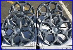 Alloy Wheels 18 For Vauxhall Vivaro Commercially Rated 950kg Grey Cobra 5x118