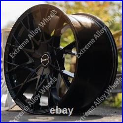 Alloy Wheels 18 For Vw T5 T6 T28 T30 T32 Commercially Rated 850kg Black Rv197