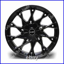 Alloy Wheels 18 For Vw T5 T6 T28 T30 T32 Commercially Rated 850kg Black Rv197