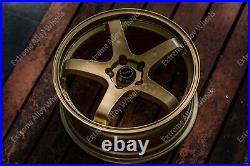 Alloy Wheels 18 GTR For Subaru Forester Impreza Legacy Brz 5x100 Gold